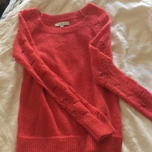 Vibrant pink Loft lightweight sweater